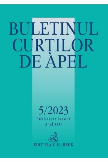 Buletinul Curtilor de Apel nr. 5/2023