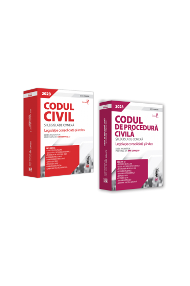 Codul civil si Codul de procedura civila, editii PREMIUM 2023
