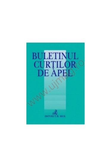 Abonament Buletinul Curtilor de Apel (an 2024 - 12 numere; 10 aparitii)