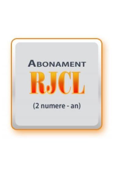 Abonament Romanian Journal of Comparative Law (an 2024 - 2 numere