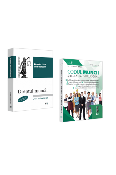 Pachet: Dreptul muncii; Codul muncii si Legea dialogului social