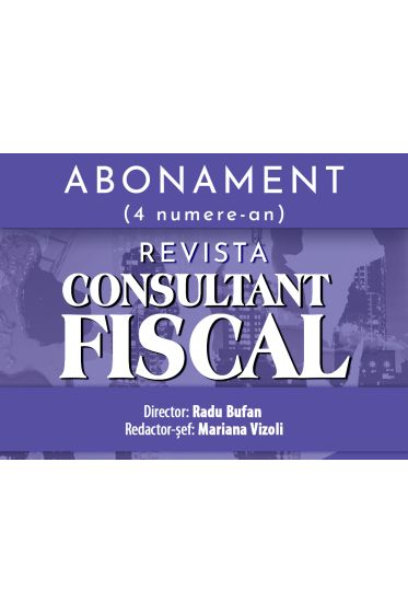 Abonament Revista Consultant Fiscal 2024 (4 numere)