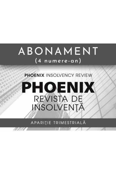 Abonament  Revista Phoenix. Revista de Insolvența 2024 (4 numere)