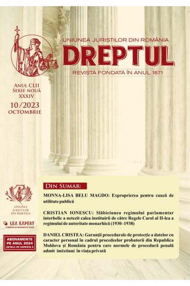 Revista Dreptul nr. 10/2023
