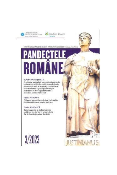 Pandectele Romane 3/2023