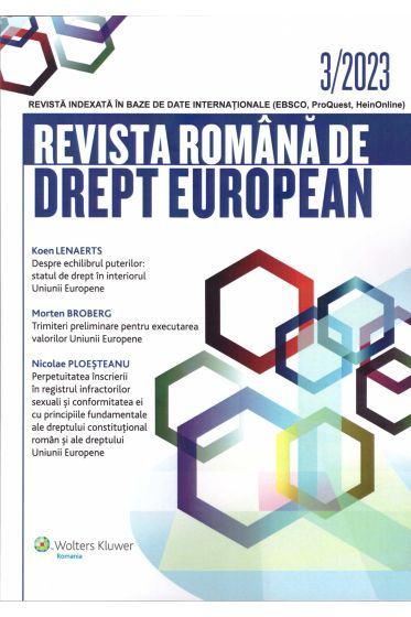 Revista Romana de Drept European nr. 3/2023