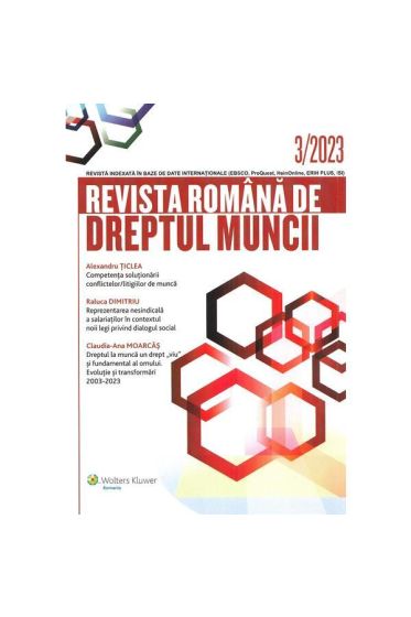 Revista Romana de dreptul muncii nr. 3/2023