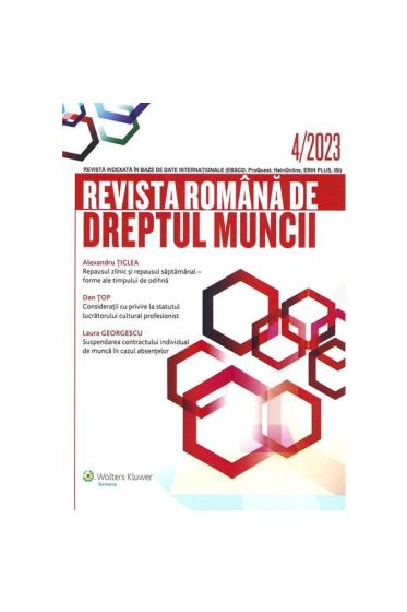 Revista Romana de dreptul muncii nr. 4/2023