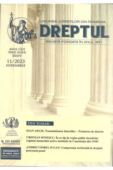 Revista Dreptul nr. 11/2023