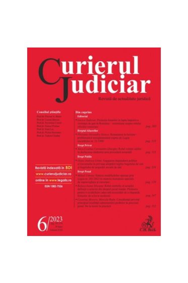 Curierul Judiciar nr. 6/2023