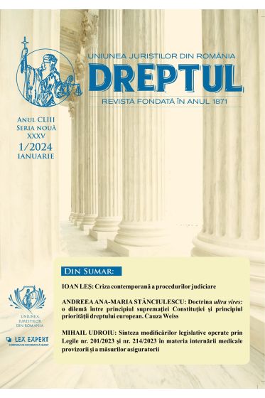 Revista Dreptul nr. 1/2024