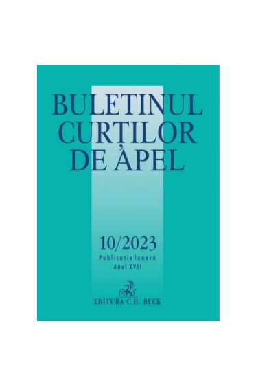 Buletinul Curților de Apel nr. 10/2023