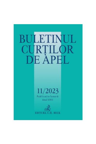 Buletinul Curților de Apel nr. 11/2023