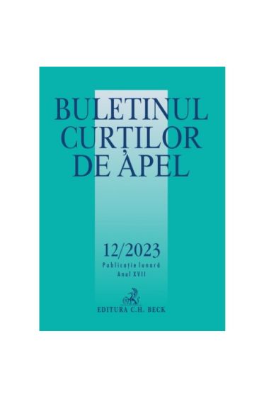 Buletinul Curților de Apel nr. 12/2023