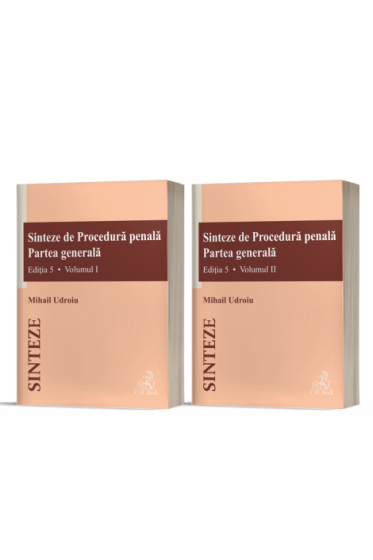 Sinteze de Procedura penala. Partea generala (vol. I + vol. II). Ediția 5 - 2024