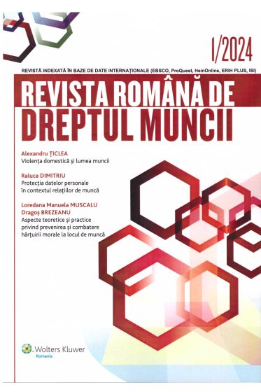 Revista Romana de dreptul muncii nr. 1/2024
