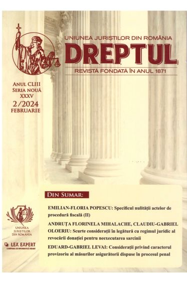 Revista Dreptul nr. 2/2024