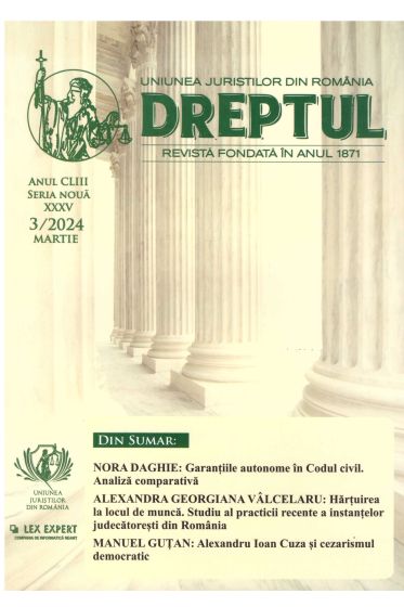 Revista Dreptul nr. 3/2024