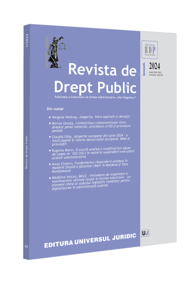 Revista de drept public nr. 1/2024