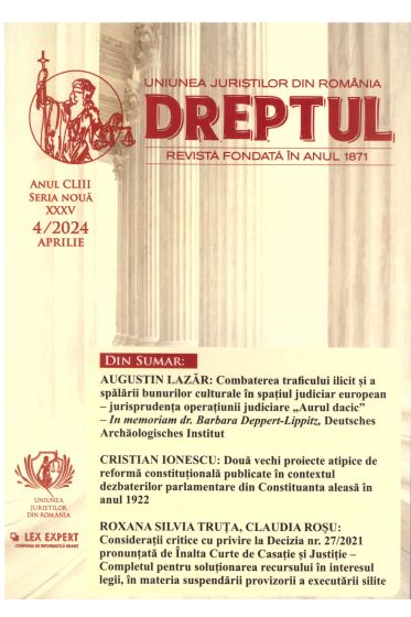 Revista Dreptul nr. 4/2024
