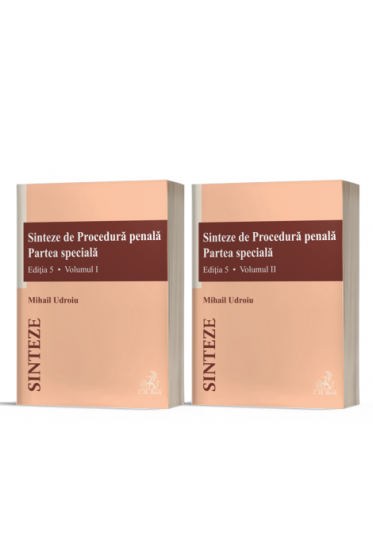 Sinteze de Procedura penala. Partea speciala (vol. I + vol. II), Ediția 5