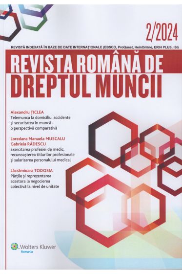 Revista Romana de dreptul muncii nr. 2/2024