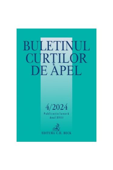 Buletinul Curtilor de Apel nr. 4/2024