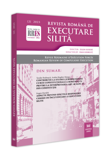 Revista romana de executare silita nr. 2/2023