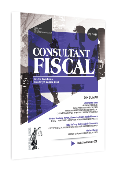 Revista Consultant Fiscal nr. 1/2024
