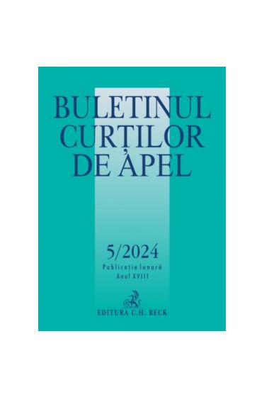 Buletinul Curților de Apel nr. 5/2024