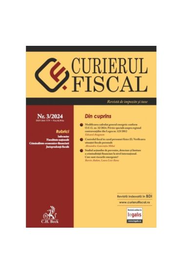 Curierul Fiscal nr. 3/2024