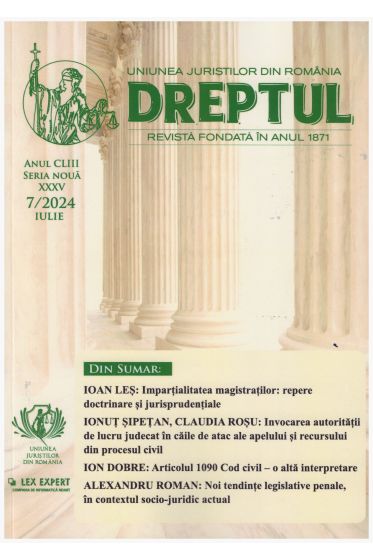 Revista Dreptul nr. 7/2024
