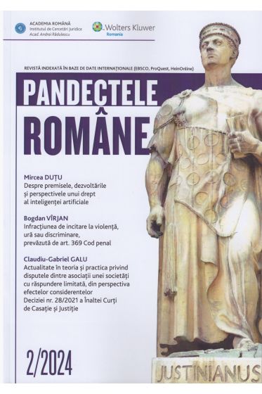 Pandectele Romane 2/2024
