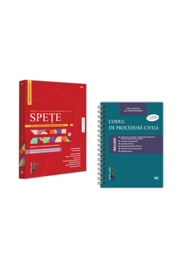 Pachet: Spete pentru admiterea la INM/magistratura. Drept civil si drept procesual civil. Editia a IV-a, revazuta si adaugita si Codul de procedura civila