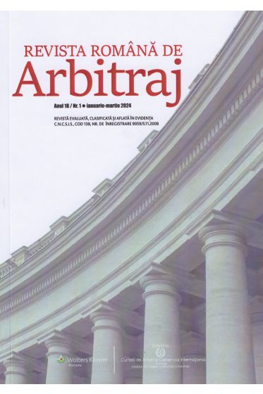 Revista Romana de Arbitraj Nr. 1/2024