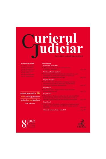 Curierul Judiciar nr. 8/2023