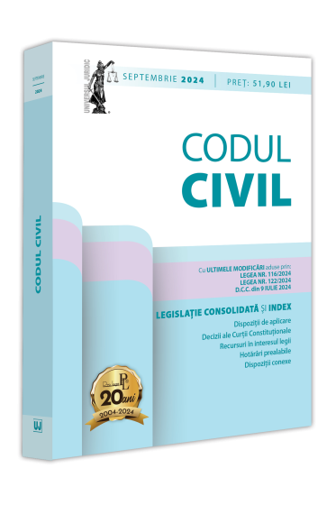 Codul civil: septembrie 2024