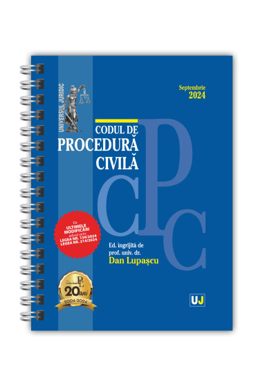 Codul de procedura civila Septembrie 2024