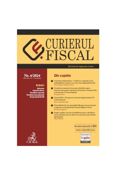 Curierul Fiscal nr. 4/2024