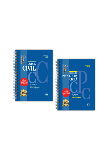 Pachet: Codul civil si Codul de procedura civila Septembrie 2024