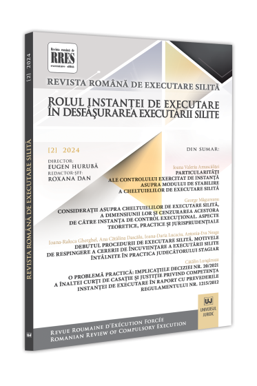 Revista romana de executare silita nr. 2/2024