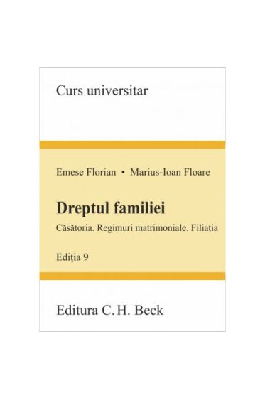 Dreptul familiei. Editia 9