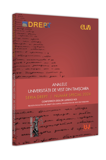 Analele Universitatii de Vest din Timisoara - Seria Drept - Numar Special  2024