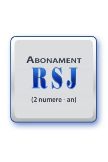 Abonament Revista de stiinte juridice (an 2025 - 2 numere)
