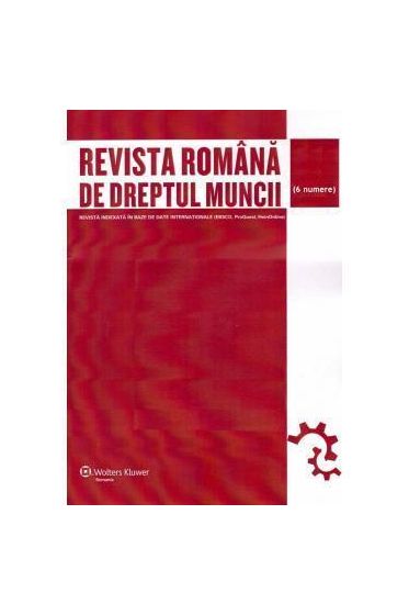 Abonament Revista romana de Dreptul Muncii (an 2025 - 6 numere)