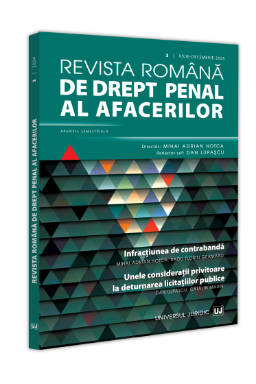 Revista romana de drept penal al afacerilor nr. 2/2024