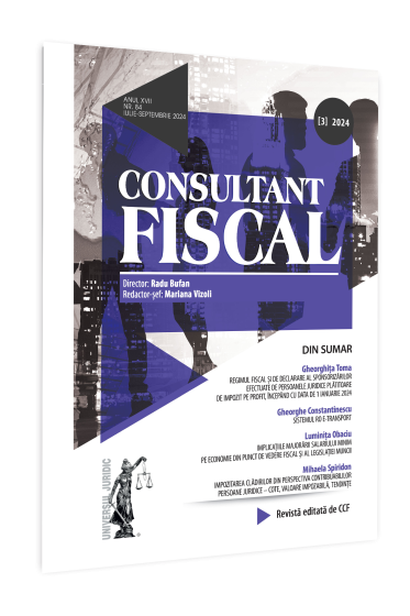 Revista Consultant Fiscal nr. 3/2024