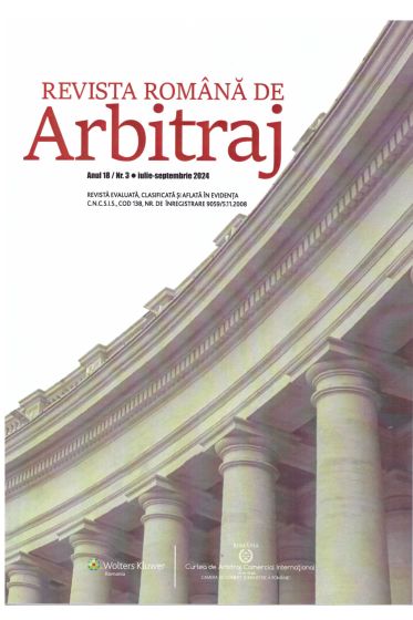 Revista Romana de Arbitraj Nr. 3/2024