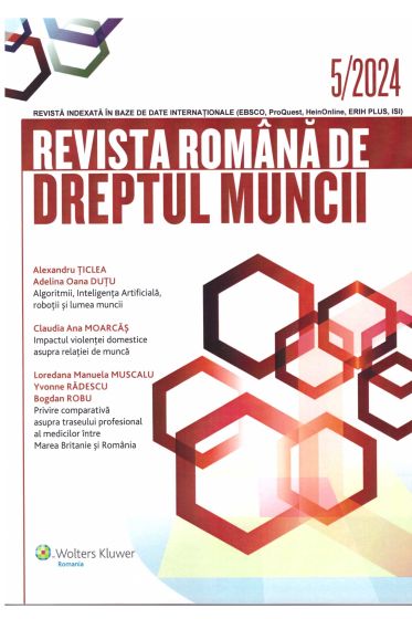 Revista Romana de dreptul muncii nr. 5/2024