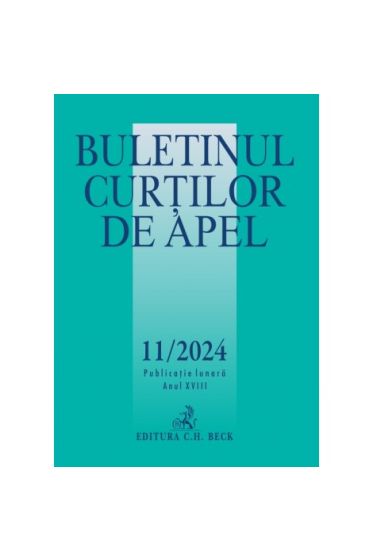 Buletinul Curților de Apel nr. 11/2024